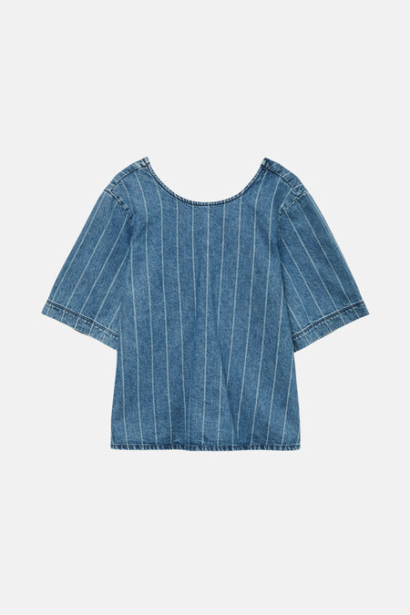 VMTRILLE SS STRIED TIE SHIRT