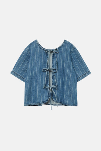 VMTRILLE SS STRIED TIE SHIRT