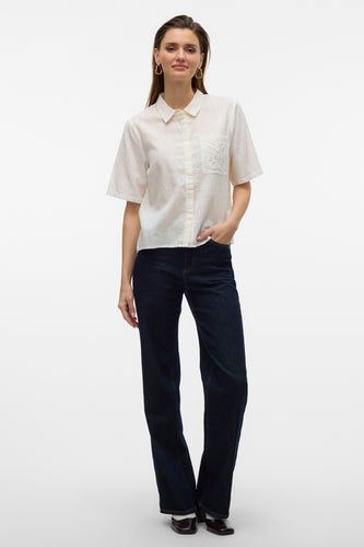 Chemise à manches courtes - blanc - VERO MODA®