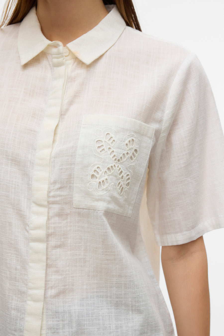 Chemise à manches courtes - blanc - VERO MODA®