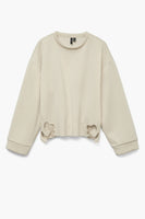 Sweater met ronde hals Ecru - VERO MODA®