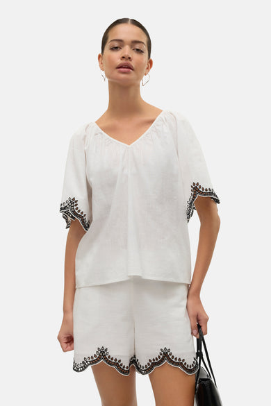 Blouse 3/4 Wit - VERO MODA®