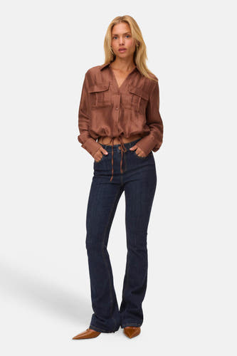 Chemisier (manches longues) brun - VERO MODA®