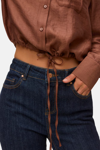 Chemisier (manches longues) brun - VERO MODA®
