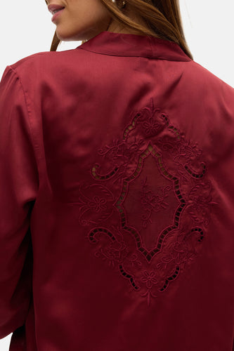 Blouse met lange mouwen - rood - VERO MODA®