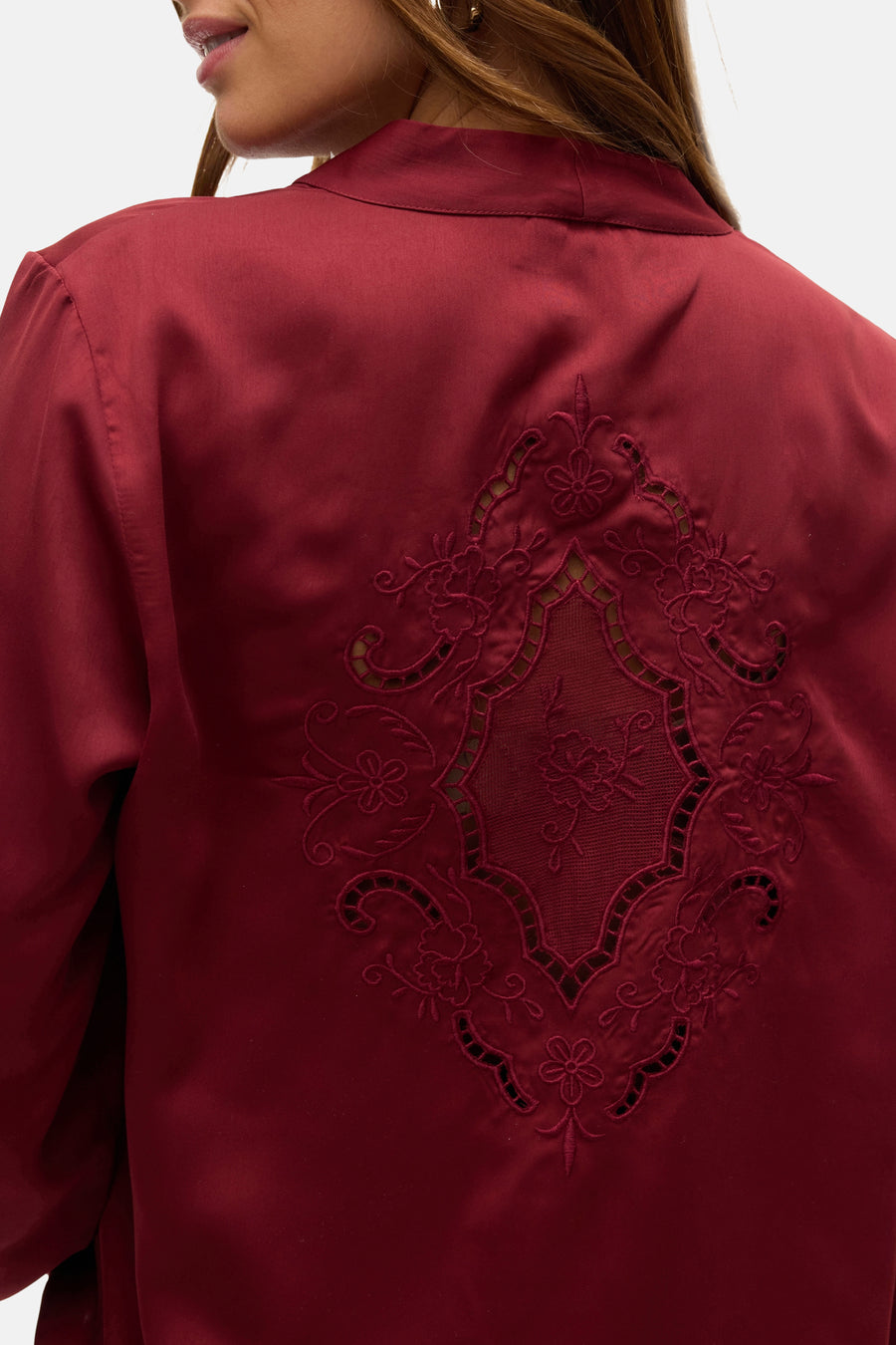 Blouse met lange mouwen - rood - VERO MODA®