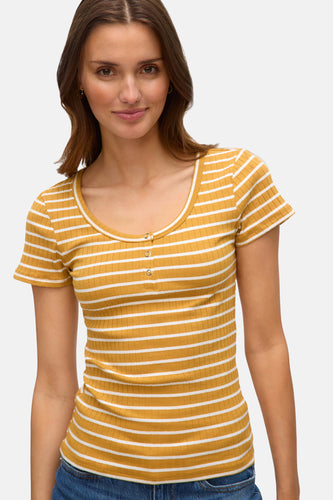 T-shirt met korte mouwen - ocre - VERO MODA®