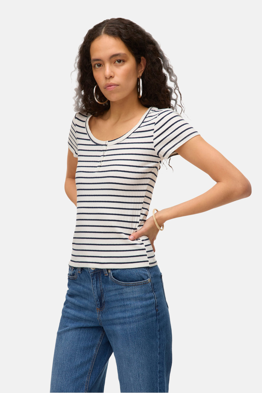 T-shirt met korte mouwen - wit - VERO MODA®