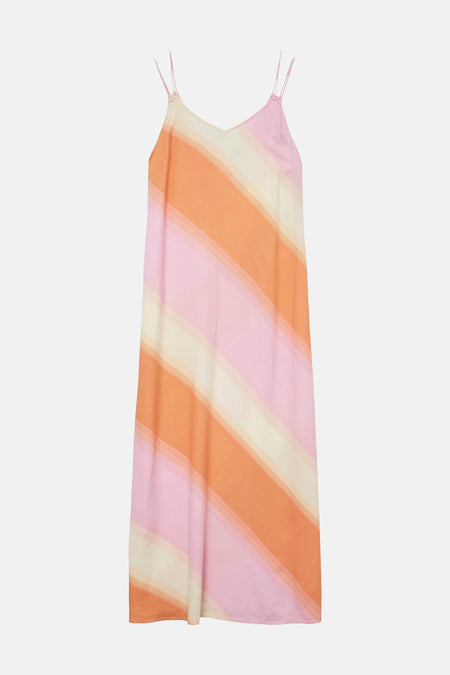VMVANYA S/L V-NECK ANKLE DRESS WVN LCS