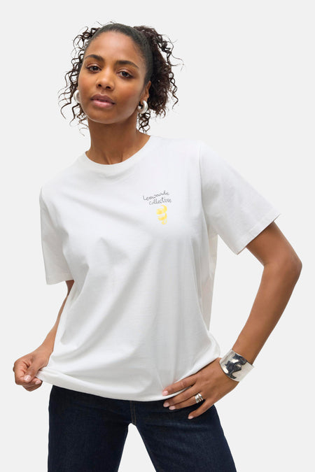 T-shirt met korte mouwen - wit