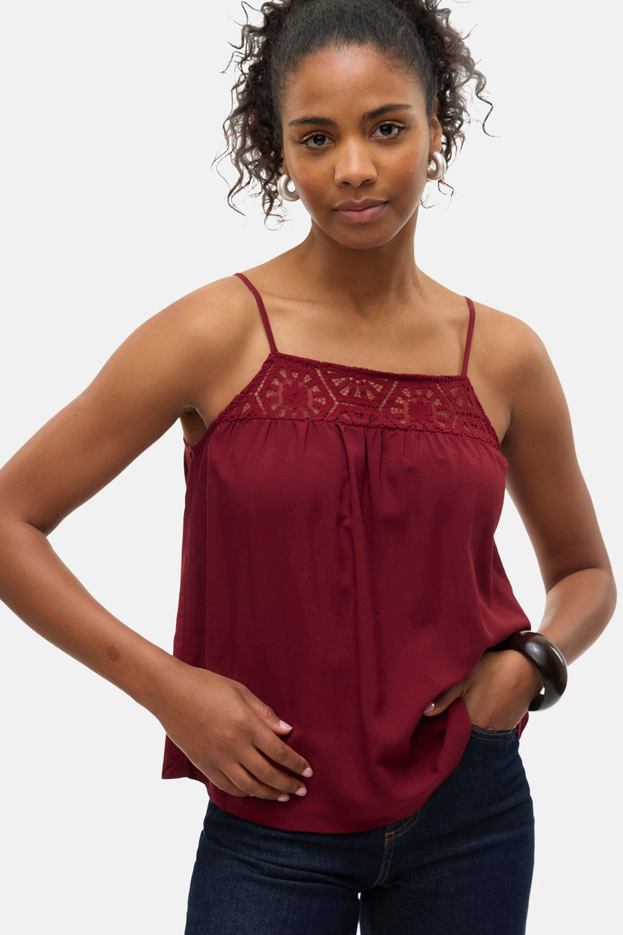 Blouse - Bordeaux - VERO MODA®