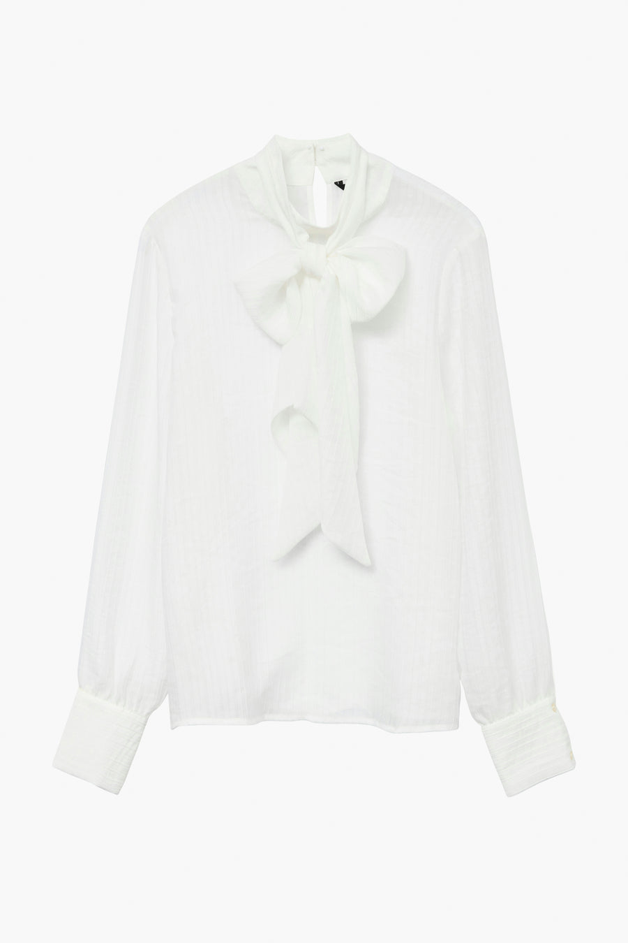 Blouse met lange mouwen - ecru