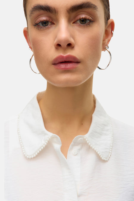 Hemd (lange mouwen) Wit - VERO MODA®