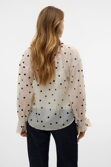 Blouse (lange mouwen) Wit - VERO MODA®