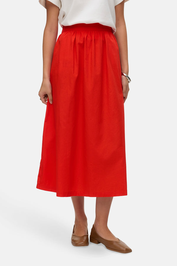 Rok (lang) Rood - VERO MODA®