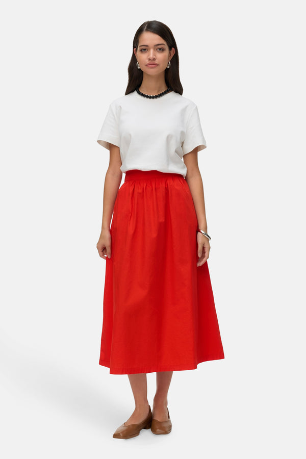 Rok (lang) Rood - VERO MODA®
