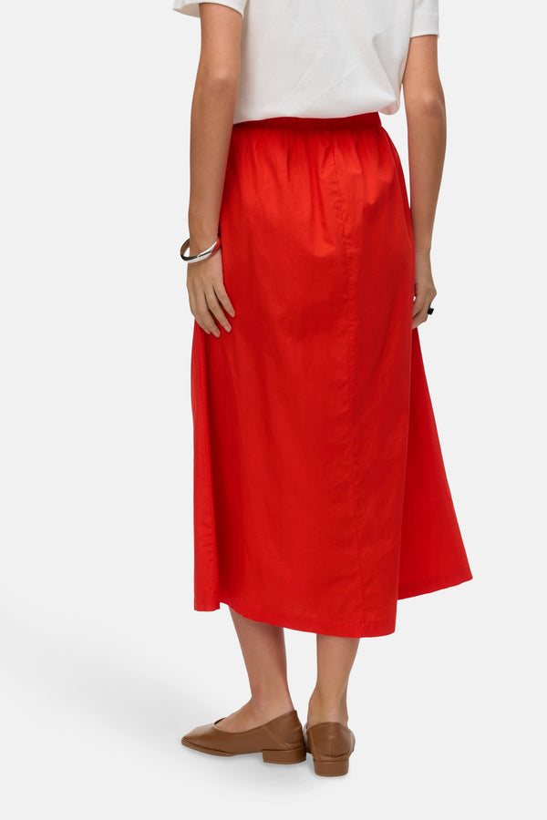 Rok (lang) Rood - VERO MODA®