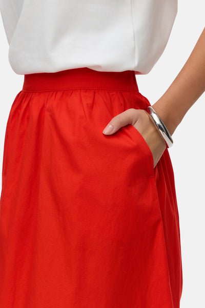 Rok (lang) Rood - VERO MODA®