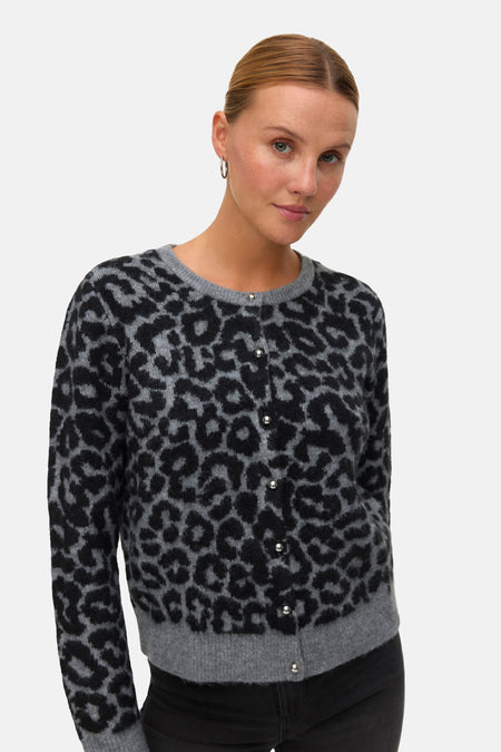 VMNEWKAI LS O-NECK CARDIGAN  BOO