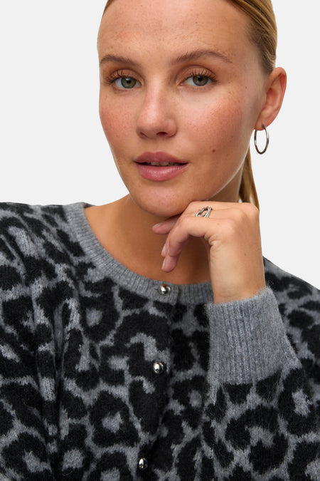 VMNEWKAI LS O-NECK CARDIGAN  BOO