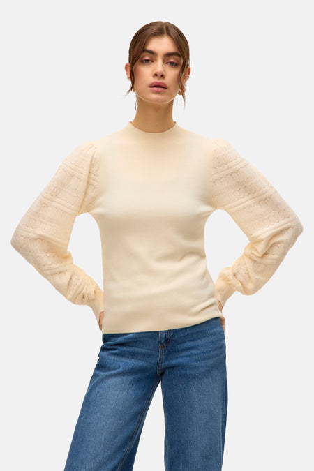 VMNEWLIMONE LS HIGHNECK PULLOVER BOO