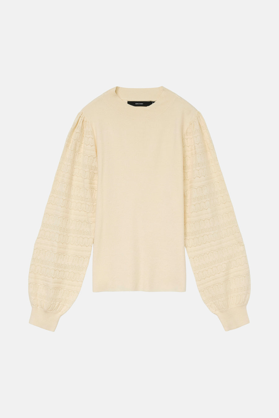 Pull à col rond - écru - VERO MODA® - 6