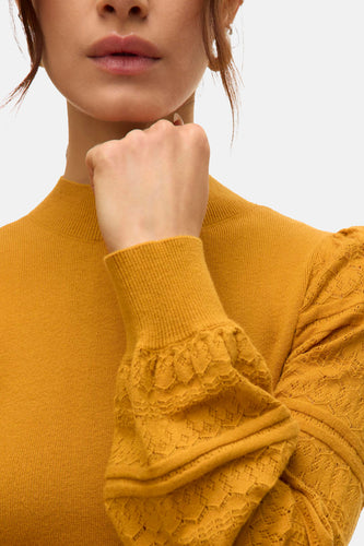 Pull à col rond - jaune - VERO MODA® - 6