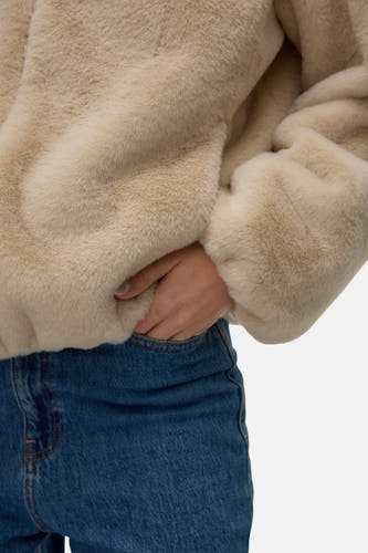 Korte jas ecru - VERO MODA®