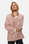 Pull met rolkraag - roze
