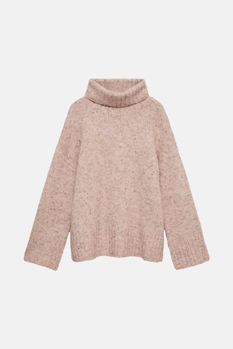 Pull met rolkraag - roze - VERO MODA®