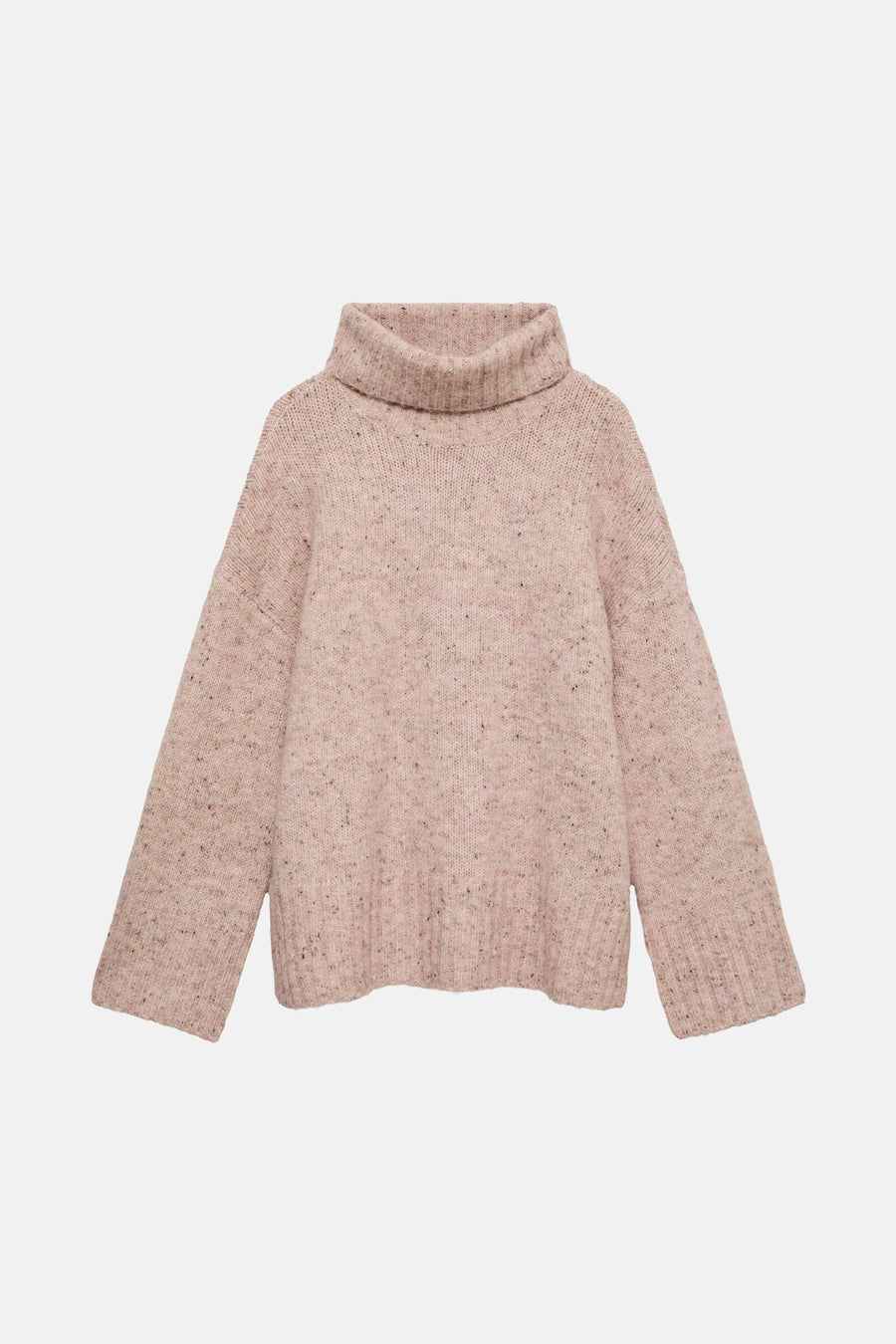 Pull met rolkraag - roze - VERO MODA®