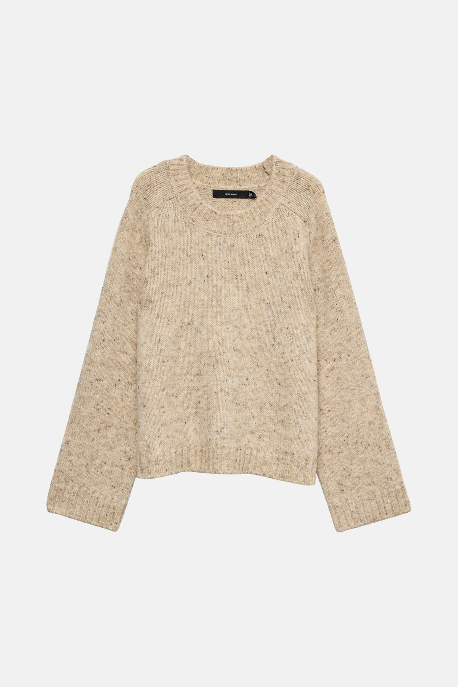 Pull met ronde hals - beige - VERO MODA®