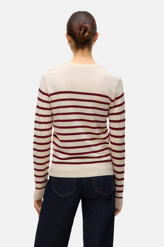 Pull à col rond - écru - VERO MODA®