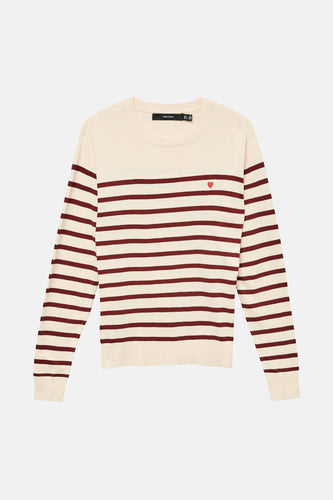 Pull à col rond - écru - VERO MODA®