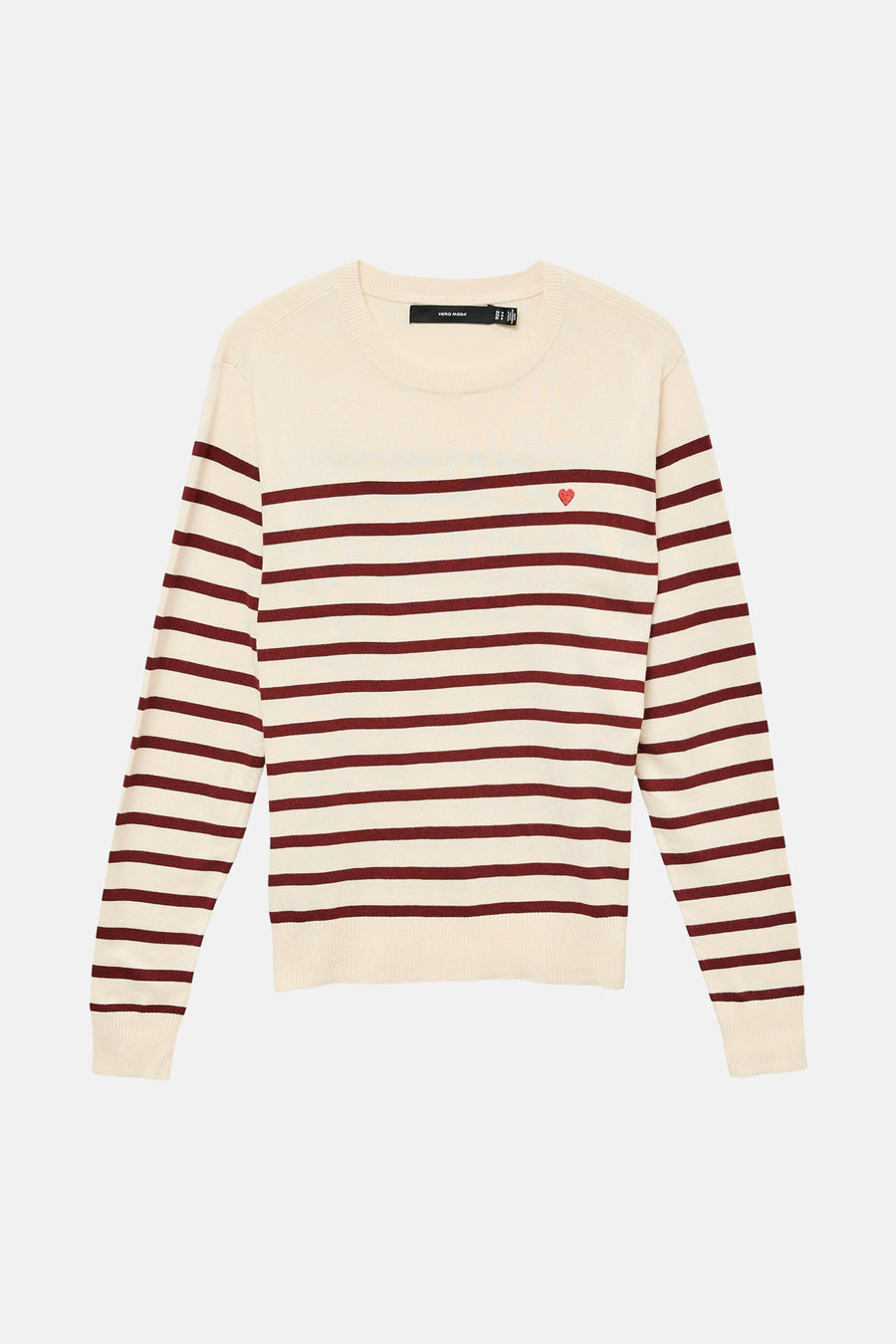 Pull à col rond - écru - VERO MODA®