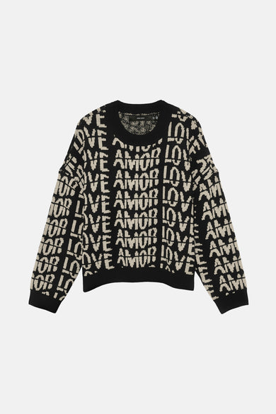 Trui met ronde hals Zwart - VERO MODA®