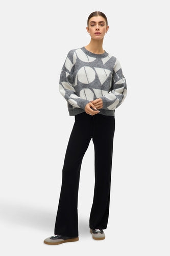 Pull met ronde hals - grijs - VERO MODA®