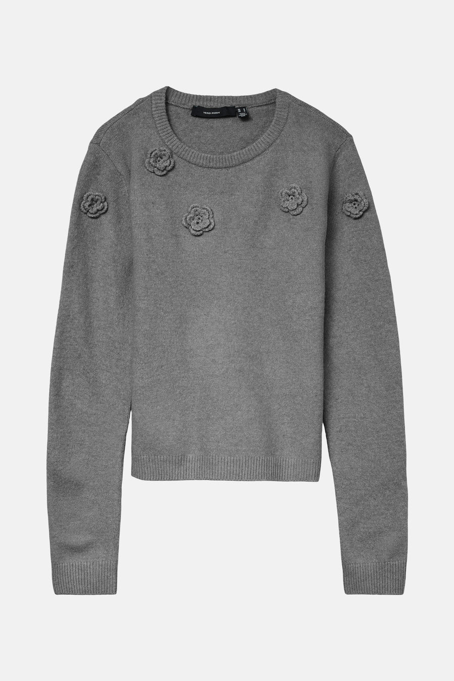 Pull à col rond - gris - VERO MODA®