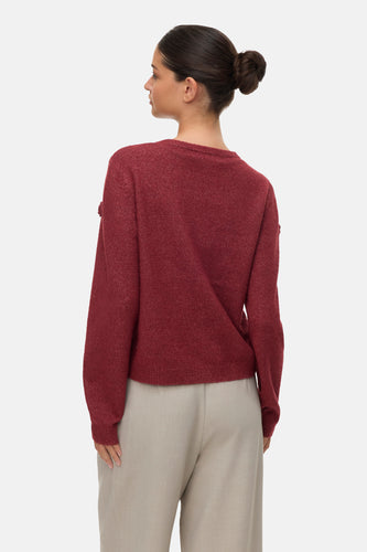 VMROSE LS O-NECK PULLOVER BOO - VERO MODA®