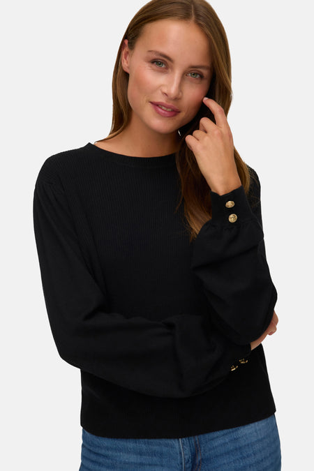 VMHOLLYKARIS LS O-NECK PULLOVER BOO