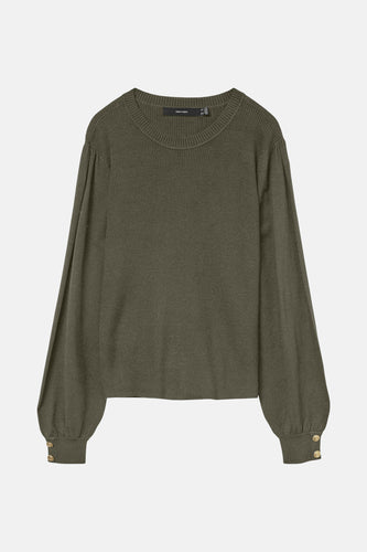 Pull à col rond - vert - VERO MODA®