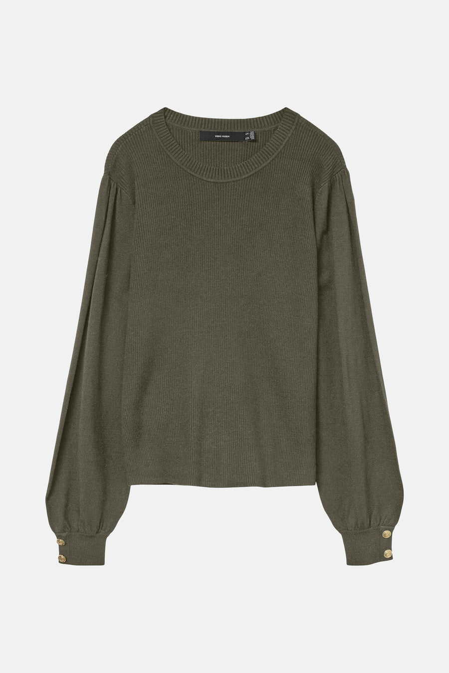 Pull à col rond - vert - VERO MODA®