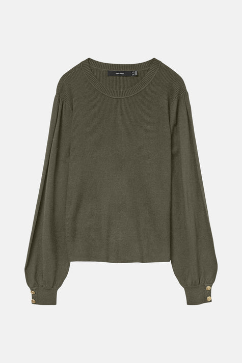 VMHOLLYKARIS LS O-NECK PULLOVER BOO
