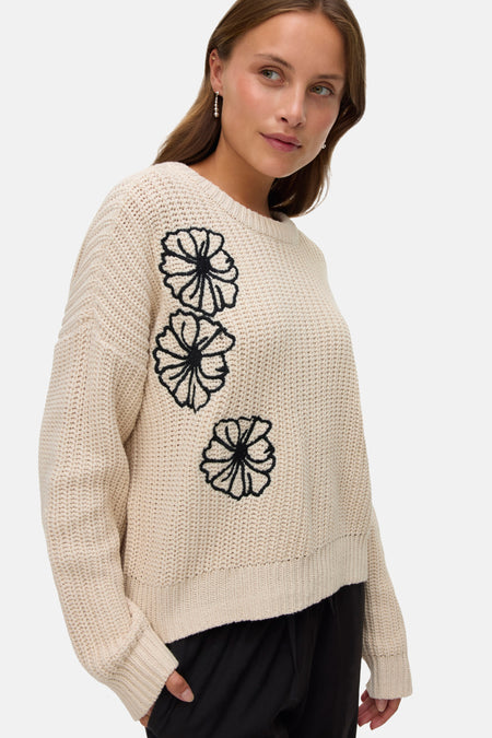 VMLAURA LS O-NECK PULLOVER BOO
