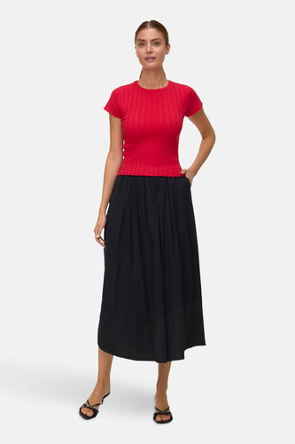 VMWILLOW POINTELLE C/S O-NECK PULL BOO