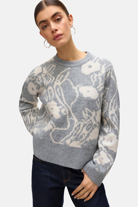 Trui met ronde hals grijs - VERO MODA®