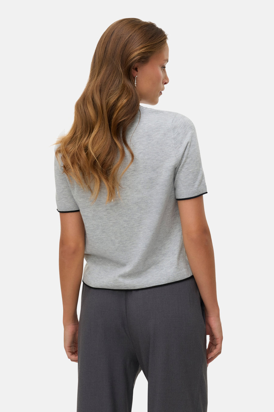 Pull à col rond - gris - VERO MODA®