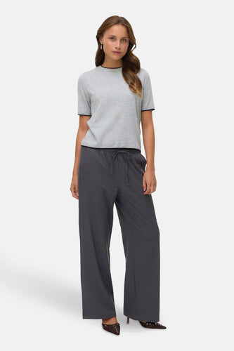 Pull à col rond - gris - VERO MODA®