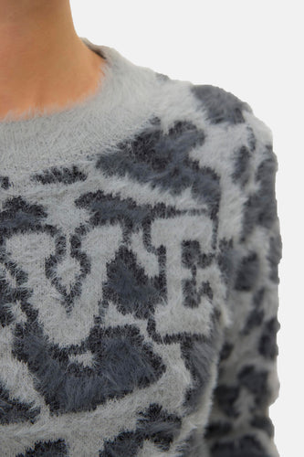 Pull met ronde hals - grijs - VERO MODA®