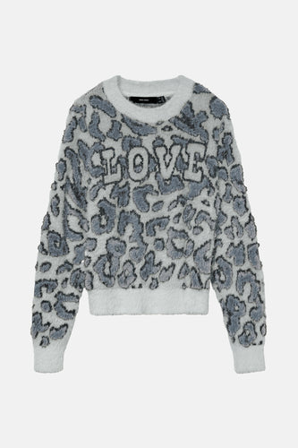 Pull met ronde hals - grijs - VERO MODA®